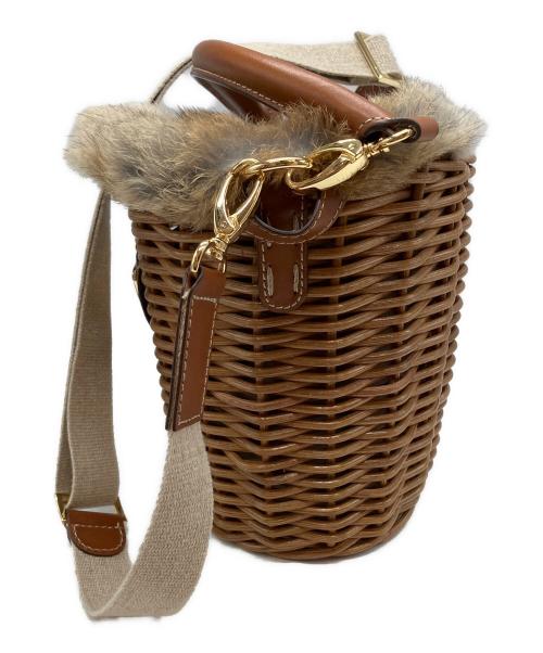 ATAO（アタオ）ATAO (アタオ) BREEZE カゴバッグ ブラウンの古着・服飾アイテム