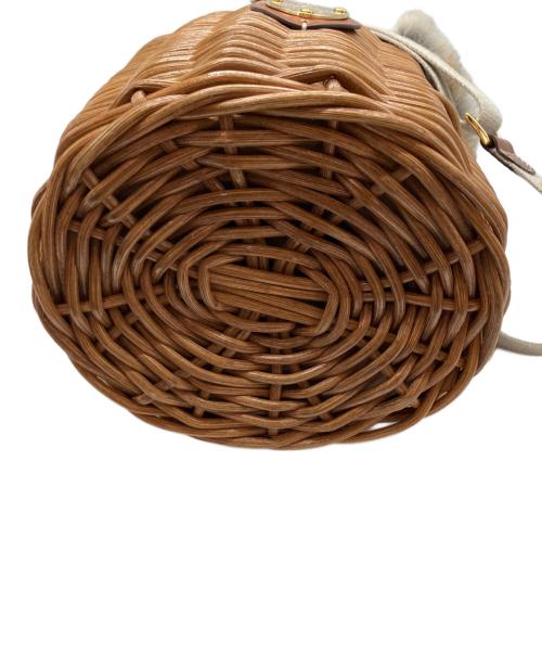 ATAO（アタオ）ATAO (アタオ) BREEZE カゴバッグ ブラウンの古着・服飾アイテム