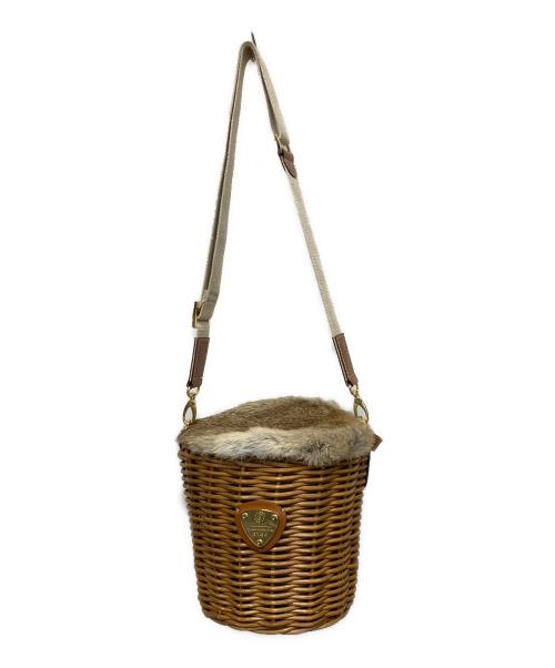 ATAO（アタオ）ATAO (アタオ) BREEZE カゴバッグ ブラウンの古着・服飾アイテム