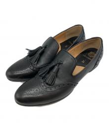 chausser（ショセ）の古着「ウィングタッセルローファー ローファー」｜ブラック