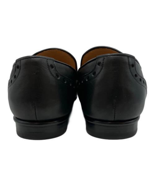 chausser（ショセ）chausser (ショセ) ウィングタッセルローファー ローファー ブラック サイズ:24.5㎝の古着・服飾アイテム