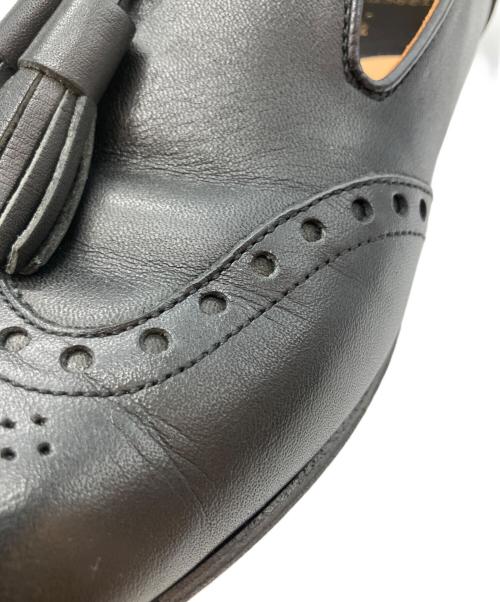 chausser（ショセ）chausser (ショセ) ウィングタッセルローファー ローファー ブラック サイズ:24.5㎝の古着・服飾アイテム