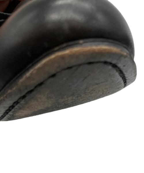 chausser（ショセ）chausser (ショセ) ウィングタッセルローファー ローファー ブラック サイズ:24.5㎝の古着・服飾アイテム