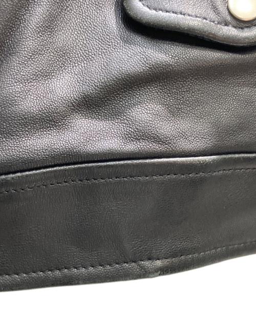PUBLIC TOKYO（パブリックトウキョウ）PUBLIC TOKYO (パブリックトウキョウ) レザージャケット ブラック サイズ:SIZE 1の古着・服飾アイテム