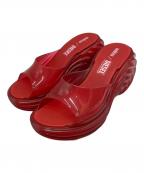 DIESEL×melissaディーゼル×メリッサ）の古着「MELISSA QUANTUM PLATFORM + DIESEL AD」｜レッド