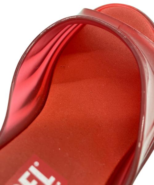 DIESEL（ディーゼル）DIESEL (ディーゼル) melissa (メリッサ) MELISSA QUANTUM PLATFORM + DIESEL AD レッド サイズ:23cmの古着・服飾アイテム