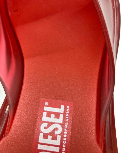 DIESEL（ディーゼル）DIESEL (ディーゼル) melissa (メリッサ) MELISSA QUANTUM PLATFORM + DIESEL AD レッド サイズ:23cmの古着・服飾アイテム