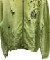 中古・古着 AMIRI (アミリ) MAロゴショットガンダメージフルジップパーカー カーキ サイズ:L：75000円