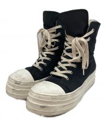 RICK OWENS×DRKSHDW（リックオウエンス×ダークシャドウ）の古着「Double Bumper Sneaks」｜ブラック