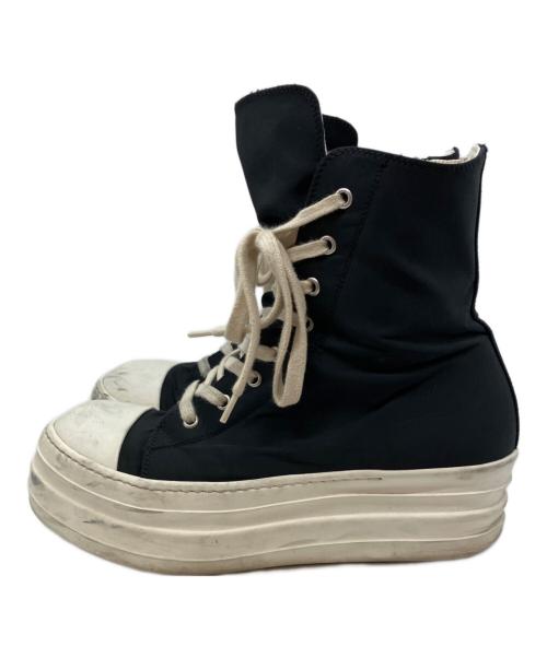 RICK OWENS（リックオウエンス）RICK OWENS (リックオウエンス) DRKSHDW (ダークシャドウ) Double Bumper Sneaks ブラック サイズ:42の古着・服飾アイテム