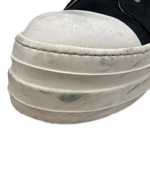 RICK OWENS（リックオウエンス）RICK OWENS (リックオウエンス) DRKSHDW (ダークシャドウ) Double Bumper Sneaks ブラック サイズ:42の古着・服飾アイテム