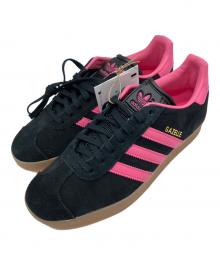 adidas（アディダス）の古着「GAZELLE ローカットスニーカー」｜ブラック×ピンク