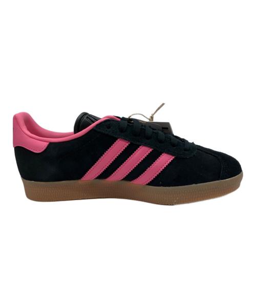 adidas（アディダス）adidas (アディダス) GAZELLE ローカットスニーカー ブラック×ピンク サイズ:23cmの古着・服飾アイテム
