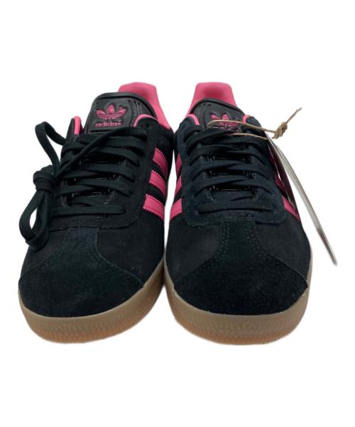 adidas（アディダス）adidas (アディダス) GAZELLE ローカットスニーカー ブラック×ピンク サイズ:23cmの古着・服飾アイテム