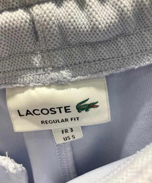 LACOSTE（ラコステ）LACOSTE (ラコステ) ダブルフェイス鹿の子地パンツ ブルー サイズ:US 5の古着・服飾アイテム