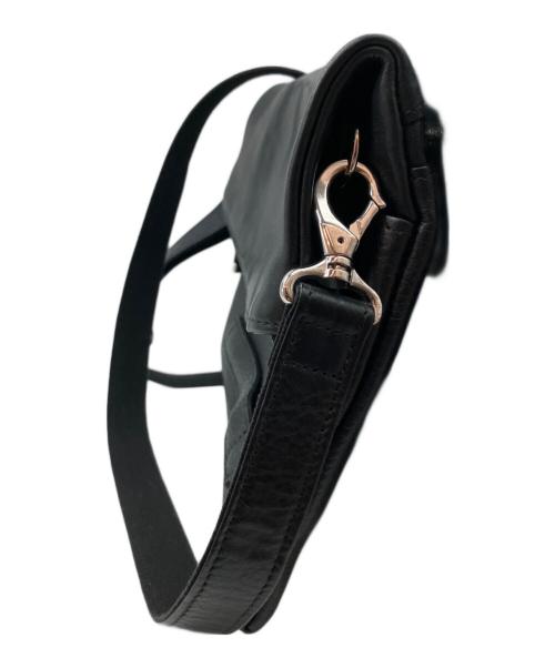 FIVEWOODS（ファイブウッズ）FIVEWOODS (ファイブウッズ) クラッチショルダーバッグ ブラックの古着・服飾アイテム