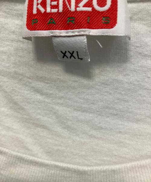 KENZO（ケンゾー）KENZO (ケンゾー) 2022AW LOGO TEE 半袖カットソー ホワイト サイズ:XXLの古着・服飾アイテム