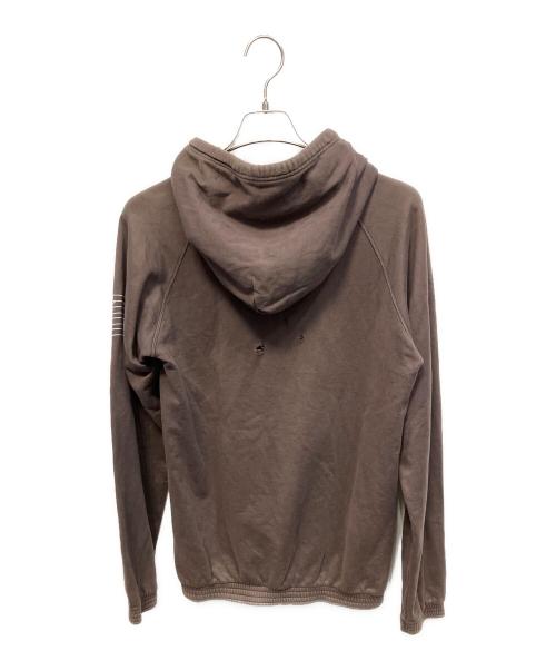 NUMBER (N)INE（ナンバーナイン）NUMBER (N)INE (ナンバーナイン) エンブレム プルオーバーパーカー ブラウン サイズ:2の古着・服飾アイテム