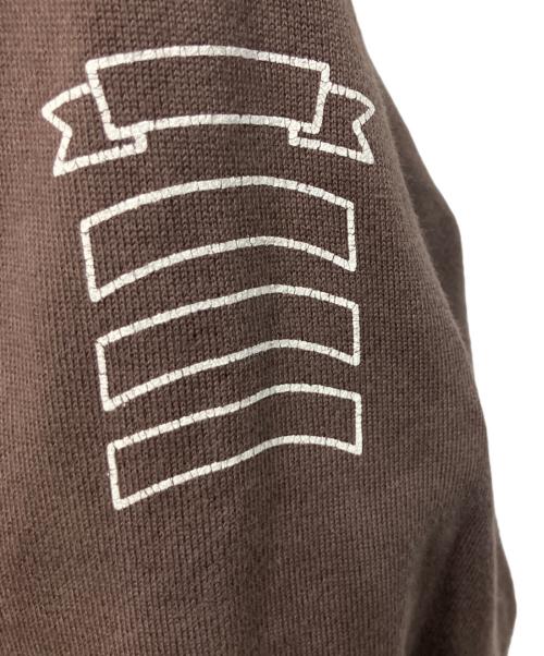 NUMBER (N)INE（ナンバーナイン）NUMBER (N)INE (ナンバーナイン) エンブレム プルオーバーパーカー ブラウン サイズ:2の古着・服飾アイテム