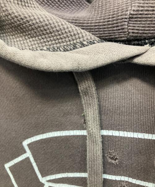 NUMBER (N)INE（ナンバーナイン）NUMBER (N)INE (ナンバーナイン) エンブレム プルオーバーパーカー ブラウン サイズ:2の古着・服飾アイテム