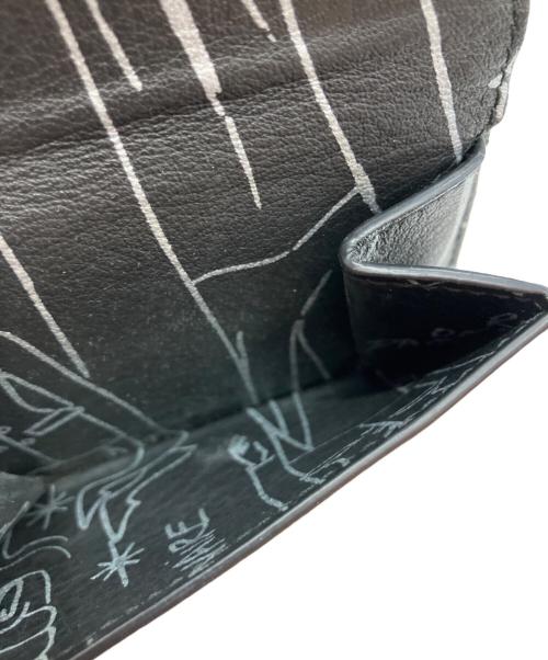 BALENCIAGA（バレンシアガ）BALENCIAGA (バレンシアガ) グラフィティ コンパクトウォレット ブラックの古着・服飾アイテム