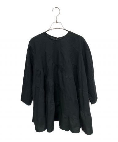 ◆美品◆ビアズリー◆2.5万◆ドライタッチティアードチュニック◆黒ブラック◆F 中古・古着通販】BEARDSLEY (ビアズリー) エスカルゴティアード