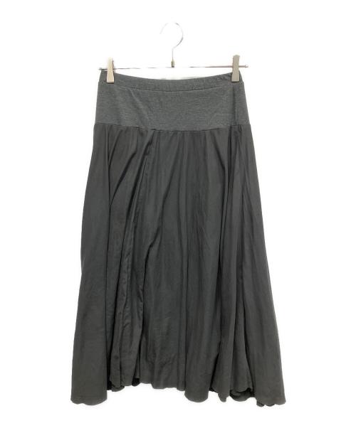 BEARDSLEY（ビアズリー）BEARDSLEY (ビアズリー) ウエストジャージースカート グレー サイズ:Freeの古着・服飾アイテム