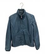 PRADAプラダ）の古着「トライアングルプレートブルゾン」｜ネイビー