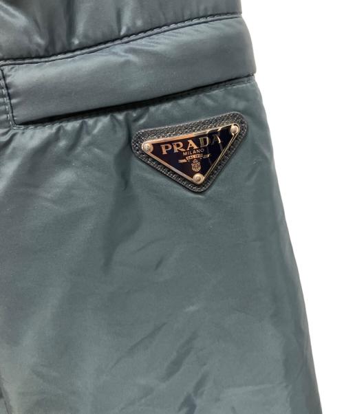 PRADA（プラダ）PRADA (プラダ) トライアングルプレートブルゾン ネイビー サイズ:46の古着・服飾アイテム