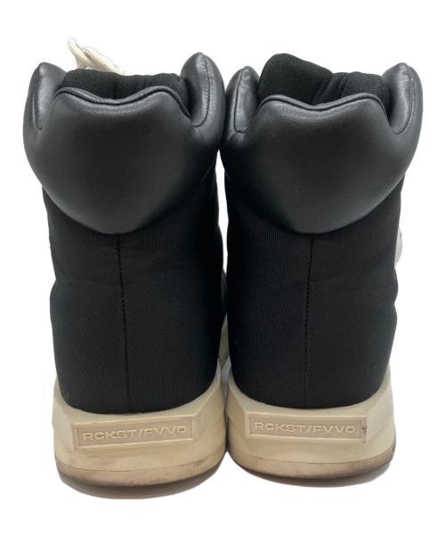 F.V.V.O（フリーワールドオーダー＆ロックスター）F.V.V.O (フリーワールドオーダー＆ロックスター) ROCKSTA (ロックスター) THICK SOLED HIGH TOP BOOTS ブラック×ホワイト サイズ:27.5cmの古着・服飾アイテム