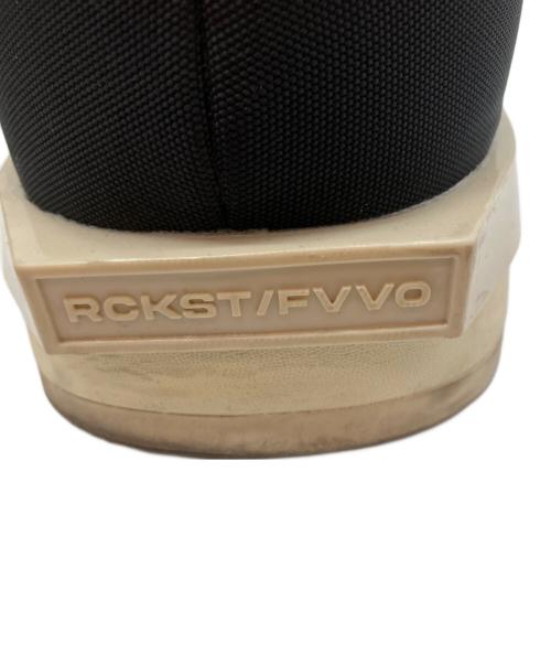 F.V.V.O（フリーワールドオーダー＆ロックスター）F.V.V.O (フリーワールドオーダー＆ロックスター) ROCKSTA (ロックスター) THICK SOLED HIGH TOP BOOTS ブラック×ホワイト サイズ:27.5cmの古着・服飾アイテム