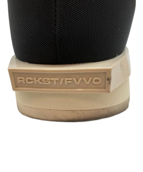 F.V.V.O（フリーワールドオーダー＆ロックスター）F.V.V.O (フリーワールドオーダー＆ロックスター) ROCKSTA (ロックスター) THICK SOLED HIGH TOP BOOTS ブラック×ホワイト サイズ:27.5cmの古着・服飾アイテム