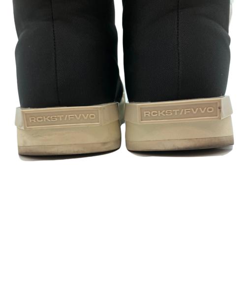 F.V.V.O（フリーワールドオーダー＆ロックスター）F.V.V.O (フリーワールドオーダー＆ロックスター) ROCKSTA (ロックスター) THICK SOLED HIGH TOP BOOTS ブラック×ホワイト サイズ:27.5cmの古着・服飾アイテム