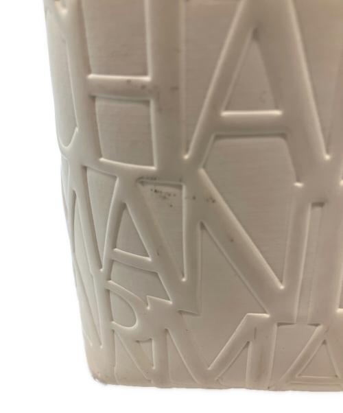 ARMANI EXCHANGE（アルマーニ エクスチェンジ）ARMANI EXCHANGE (アルマーニ エクスチェンジ) オールオーバーエンボスロゴミニトートバッグ トートバッグ ホワイトの古着・服飾アイテム