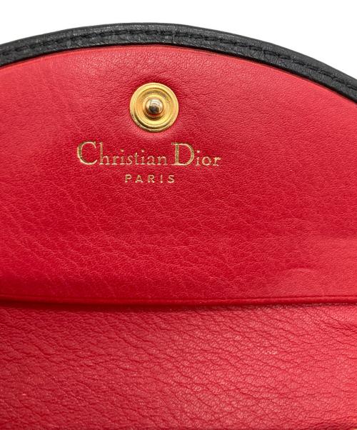 Christian Dior（クリスチャン ディオール）Christian Dior (クリスチャン ディオール) CD コンパクトウォレット ブラックの古着・服飾アイテム