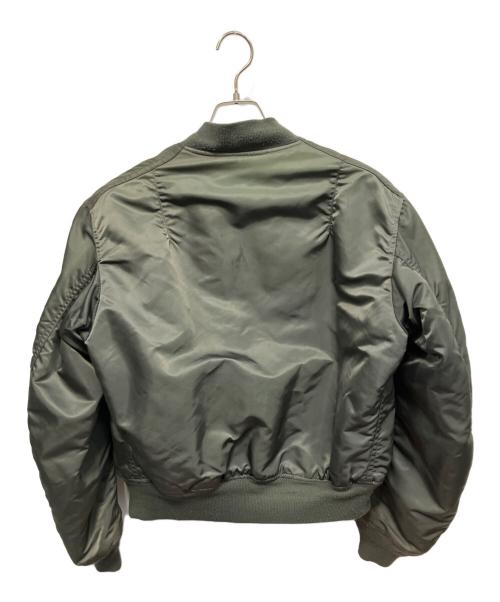 ALPHA（アルファ）ALPHA (アルファ) MA-1ジャケット グリーン サイズ:Mの古着・服飾アイテム
