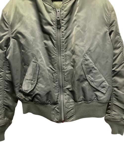 ALPHA（アルファ）ALPHA (アルファ) MA-1ジャケット グリーン サイズ:Mの古着・服飾アイテム