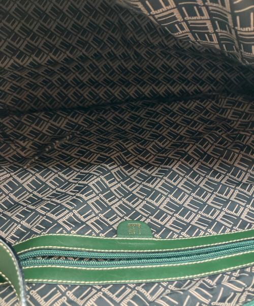 dunhill（ダンヒル）dunhill (ダンヒル) 2wayボストンバッグ ブラウンの古着・服飾アイテム