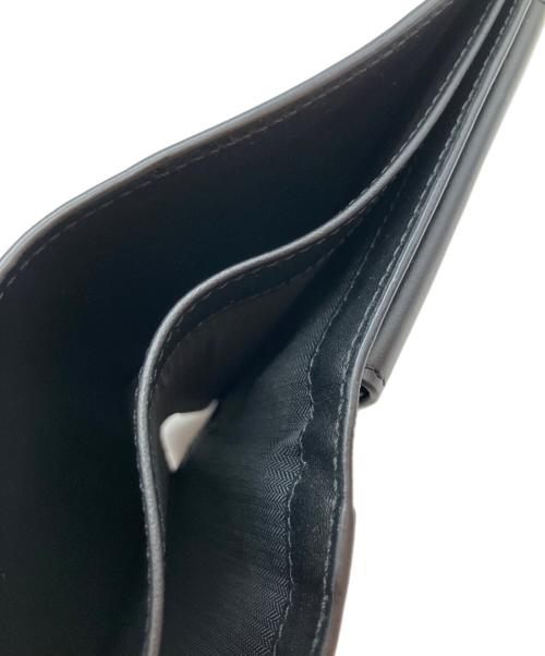 LOEWE（ロエベ）LOEWE (ロエベ) パズルバイフォールドコインウォレット(クラシックカーフ）062436 2つ折り財布 ブラックの古着・服飾アイテム