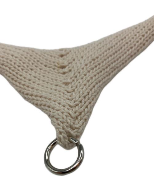 TOGA ARCHIVES（トーガアーカイブス）TOGA ARCHIVES (トーガアーカイブス) ニットベルト ホワイトの古着・服飾アイテム