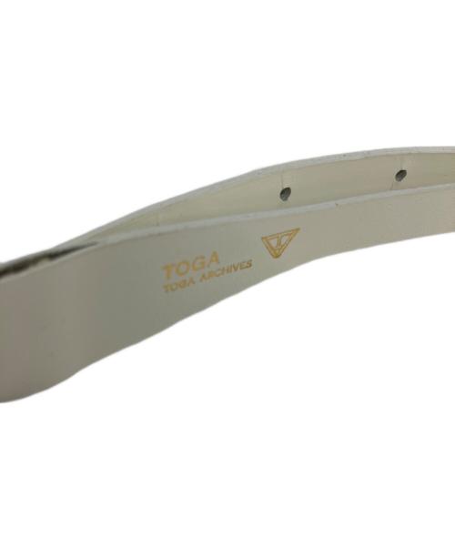 TOGA ARCHIVES（トーガアーカイブス）TOGA ARCHIVES (トーガアーカイブス) ニットベルト ホワイトの古着・服飾アイテム