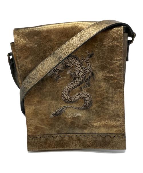 Jean Paul GAULTIER（ジャンポールゴルチェ）Jean Paul GAULTIER (ジャンポールゴルチェ) ショルダーバッグ ゴールドの古着・服飾アイテム