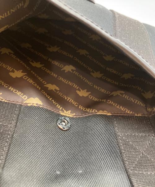 HUNTING WORLD（ハンティングワールド）HUNTING WORLD (ハンティングワールド) 622201 ２WAYトートバッグ ブラックの古着・服飾アイテム