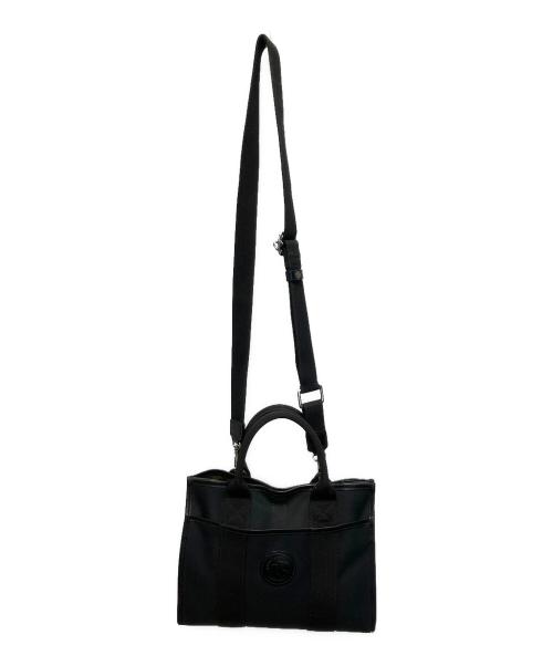 HUNTING WORLD（ハンティングワールド）HUNTING WORLD (ハンティングワールド) 622201 ２WAYトートバッグ ブラックの古着・服飾アイテム