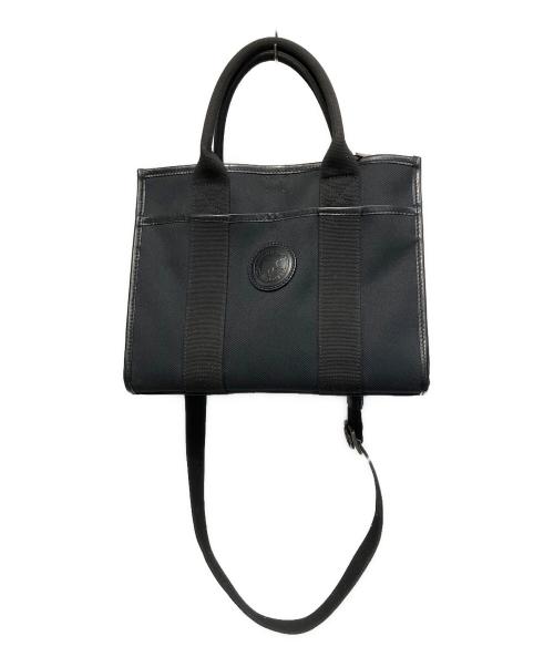 HUNTING WORLD（ハンティングワールド）HUNTING WORLD (ハンティングワールド) 622201 ２WAYトートバッグ ブラックの古着・服飾アイテム