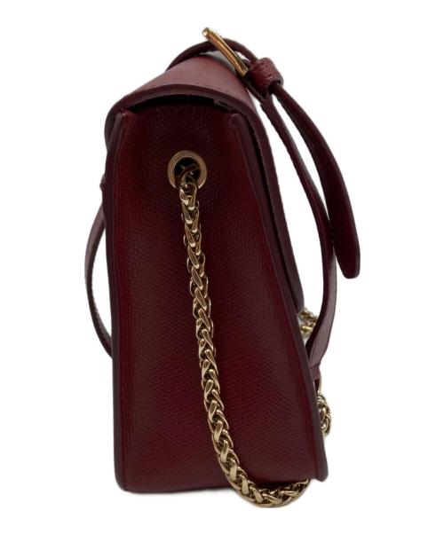 FURLA（フルラ）FURLA (フルラ) メトロポリス チェーンショルダーバッグ レッドの古着・服飾アイテム