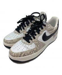 NIKE（ナイキ）の古着「AIR FORCE 1 RETRO 【COCOA SNAKE】 ローカットスニーカー」｜ホワイト×カーキ