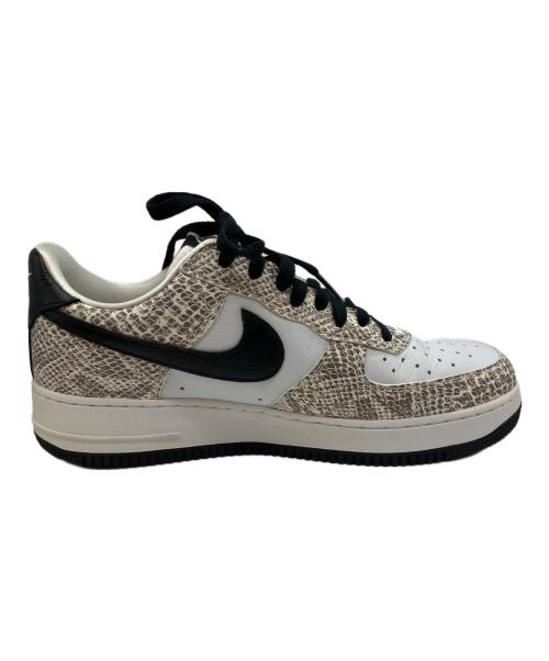 NIKE（ナイキ）NIKE (ナイキ) AIR FORCE 1 RETRO 【COCOA SNAKE】 ローカットスニーカー ホワイト×カーキ サイズ:27cmの古着・服飾アイテム