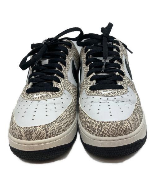 NIKE（ナイキ）NIKE (ナイキ) AIR FORCE 1 RETRO 【COCOA SNAKE】 ローカットスニーカー ホワイト×カーキ サイズ:27cmの古着・服飾アイテム