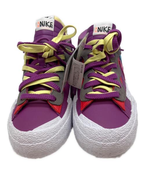 NIKE（ナイキ）NIKE (ナイキ) sacai (サカイ) KAWS (カウズ) PURPLE DUSK/LAGOON PULSE-WHITE ローカットスニーカー ホワイト×パープル サイズ:27.5cmの古着・服飾アイテム
